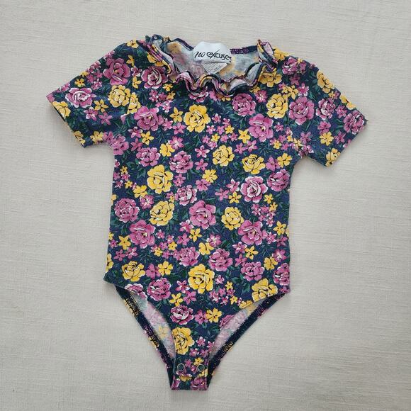 Vintage Floral Bodysuit 3t/4t - Picture 1 of 7